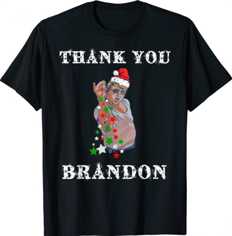 Thank You Brandon Trump Salt Bae Christmas Tee Shirt