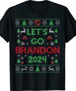 Go Brandon Let's Go 2024 Trump Ugly Christmas Shirts