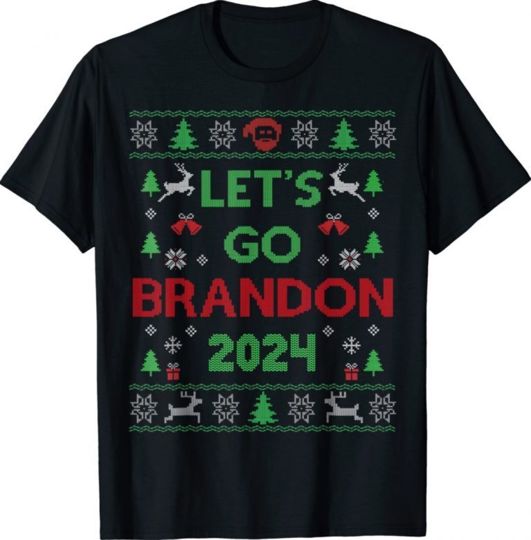 Go Brandon Let's Go 2024 Trump Ugly Christmas Shirts