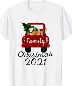 Merry Chrismas Dog and Cat Family Funny TShirt