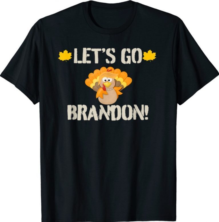 Let's Go Brandon Happy Thanksgiving Trump 2021 TShirt