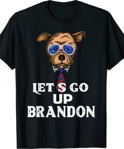 Let's Go Brandon Conservative DOG Face Funny Shirts