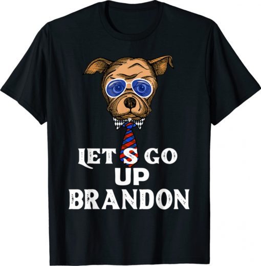 Let's Go Brandon Conservative DOG Face Funny Shirts