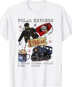 Christmas North Pole Polar Express All Abroad Xmas Santa Gift T-Shirt