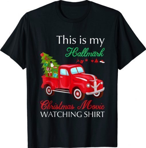 Christmas This Is My Hällmärks Movie Watching 2021 TShirt