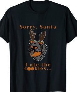 Sorry Santa I Ate the Cookies 2021 TShirt