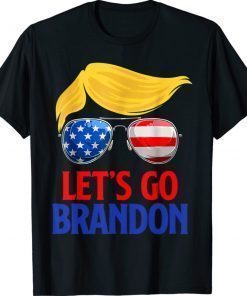 Donald Trump Glasses Let’s Go Brandon Gift T-Shirt