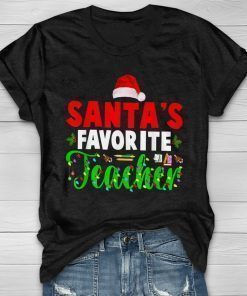 Santas Favorite Teacher 2021 TShirt