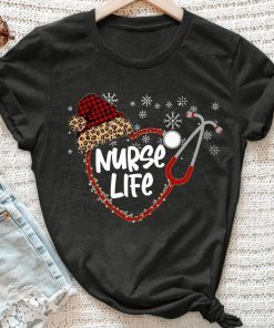 Nurse Life Chritmas Xmas Funny Shirts