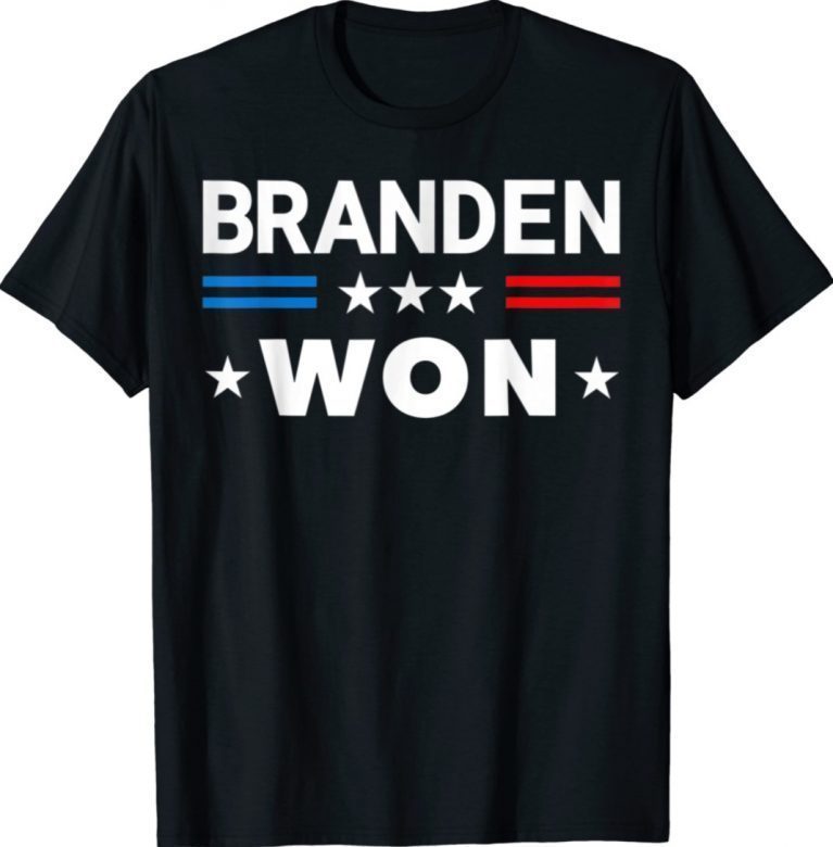 Brandon Won US Flag Funny TShirt