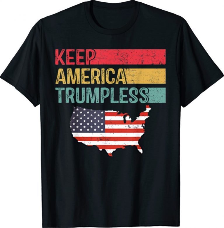 Vintage Keep America Trumpless Patriot TShirt