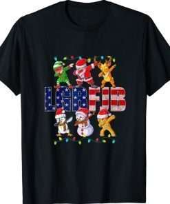 Dabbing Santa Elf Friends Christmas Xmas Dab 2021 TShirt