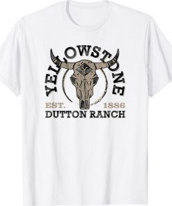 Yellowstone Dutton Ranch Bull Skull 2021 TShirt