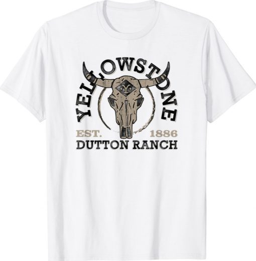 Yellowstone Dutton Ranch Bull Skull 2021 TShirt