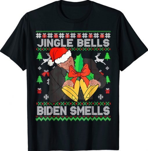 Anti Biden Jingle Bells Biden Smells Ugly Christmas Sweater 2022 Shirts