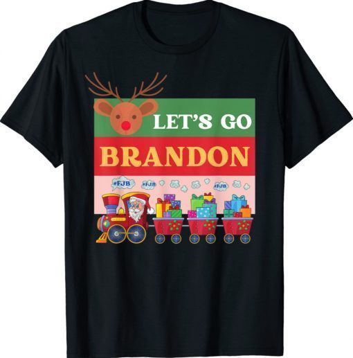 Funny Christmas Let's go Brandon Meme Chant Shirts
