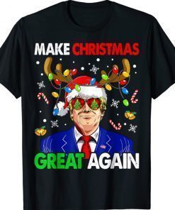 Funny Make Christmas Great Again Trump Ugly Christmas 2021 TShirt