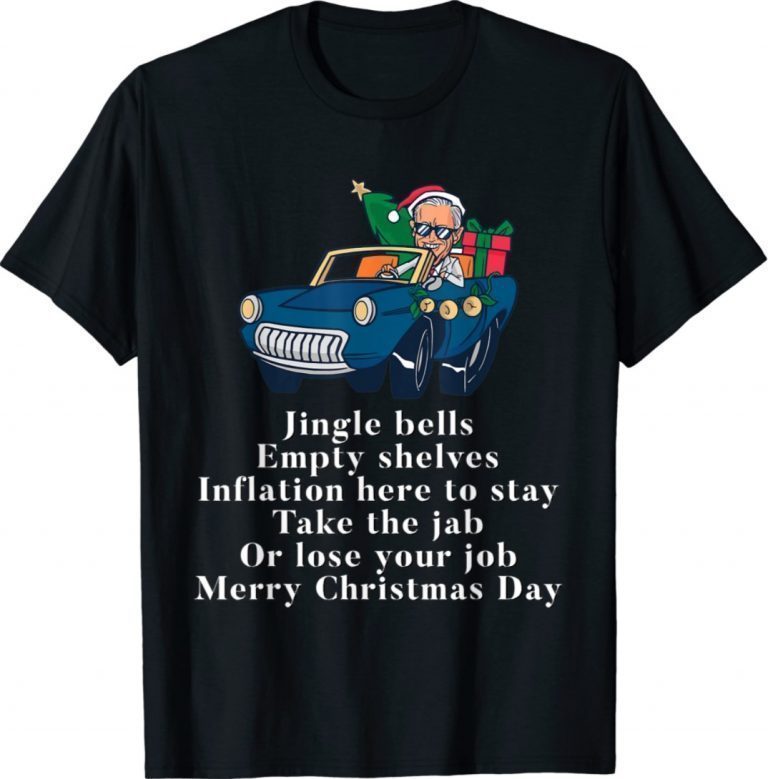 Jingle Joe Biden Funny Santa Trump Ugly Christmas Xmas TShirt