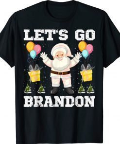 Let's Go Brandon Santa Birthday Christmas Funny Shirts