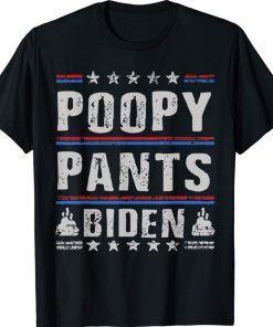 Poopy Pants Joe Biden Anti Biden Trump Unisex TShirt