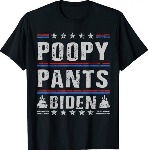 Poopy Pants Joe Biden Anti Biden Trump Unisex TShirt