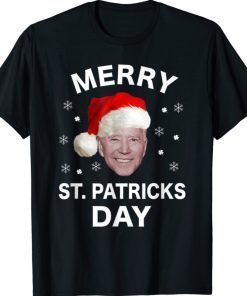 Let's Go Brandon Merry St. Patricks Day Christmas Xmas TShirt