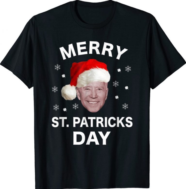 Let's Go Brandon Merry St. Patricks Day Christmas Xmas TShirt