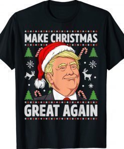 Make Christmas Great Again Trump Ugly Christmas Pajamas 2021 Shirts