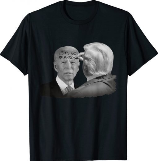 Trump Writing Biden Let’s Go Brandon Anti Biden Funny Shirts