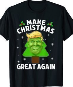 Funny Make Christmas Great Again Trump Ugly Christmas 2021 T-Shirt