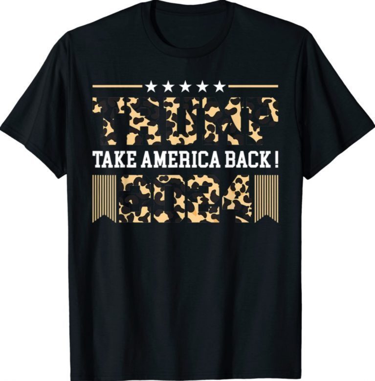 Trump Leopard Trump American Vintage TShirt