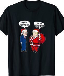 Lets Go Branson Brandon Meme Trump Santa Biden Xmas T-Shirt