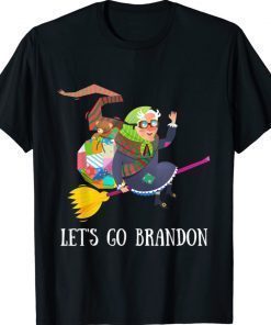 Let's Go Brandon Santa Witch Xmas Christmas 2022 Shirts