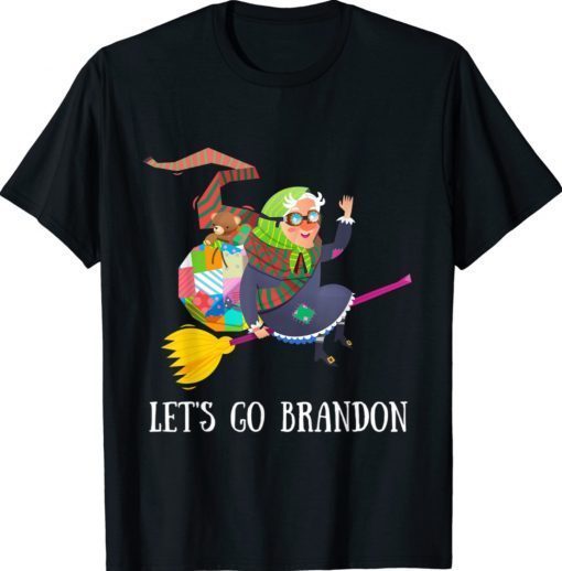 Let's Go Brandon Santa Witch Xmas Christmas 2022 Shirts