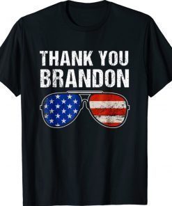 Vintage Thank You Brandon Sunglasses US American Flag 2021 Shirts