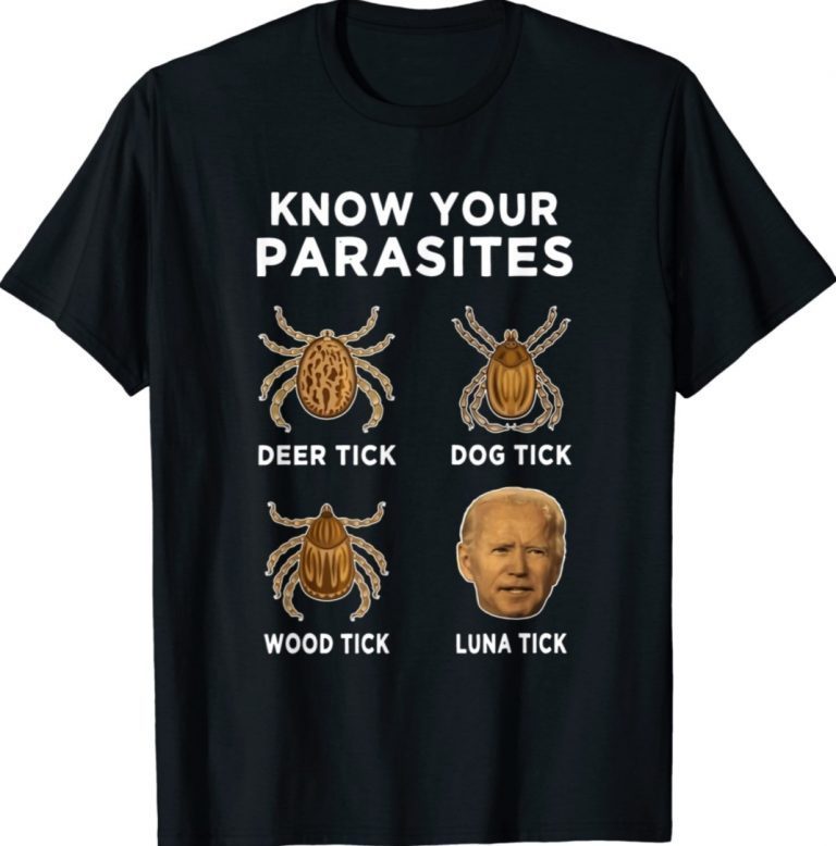 Know Your Parasites Anti Joe Biden Republican Trump Support Gift Shirts