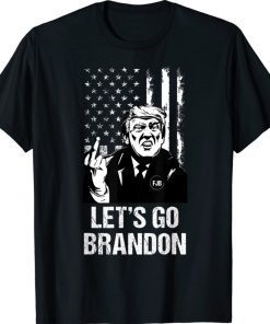 Let’s go Brandon Trump US Flag Vintage TShirt