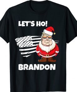 Christmas Let's Go Brandon Santa Claus Xmas Unisex T-Shirt