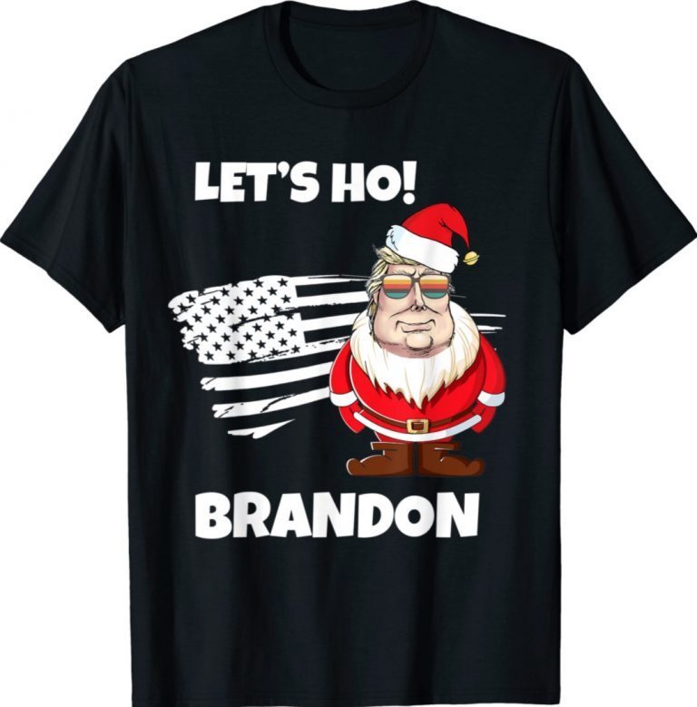 Christmas Let's Go Brandon Santa Claus Xmas Unisex T-Shirt