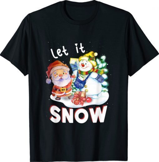 Merry Christmas Let It Snow Gift T-Shirt