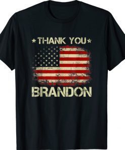 Vintage Thank You Brandon US Flag Shirts