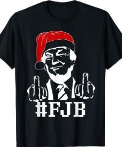 Funny Let's Go Brandon Christmas Trump Santa Shirts