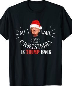 All I Want for Christmas Is Trump Back and New President 2021 Shirts