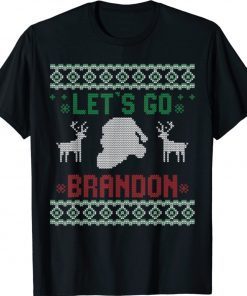 Lets Go Brandon Ugly Christmas Unisex TShirt