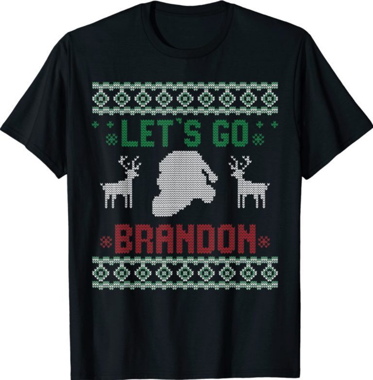 Lets Go Brandon Ugly Christmas Unisex TShirt