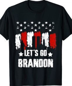 Let's Go Brandon US Flag Conservative Vintage TShirt