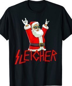 Funny Sleigher Christmas Heavy Metal Music Shirts