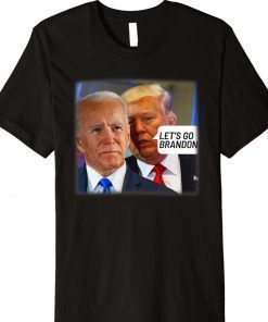 Funny Trump Whispering Biden Let's Go Brandon Anti Biden Vintage Shirts