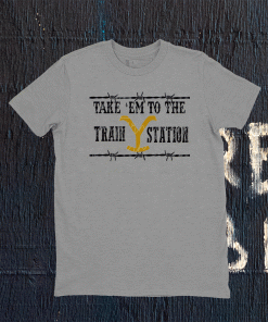 Take 'Em To The Train Station Christmas Xmas TShirt