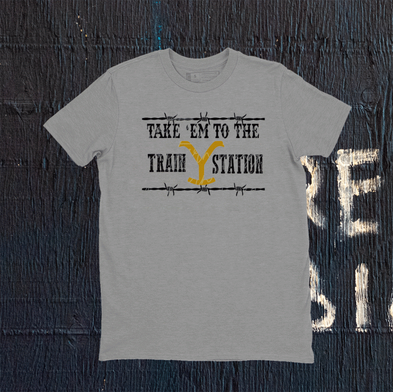 Take 'Em To The Train Station Christmas Xmas TShirt